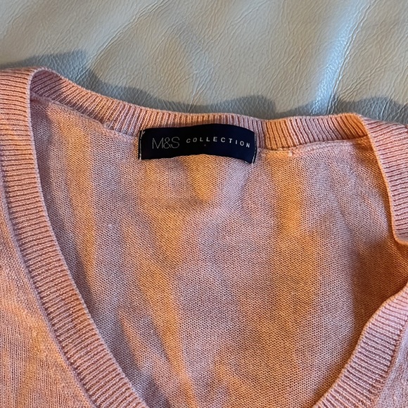 A baby pink M&S sweater - Picture 2 of 3